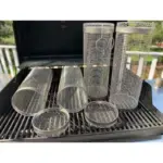 BBQ outdoor grill net /Barbecue Stainless Steel Wire Mesh Cylinder