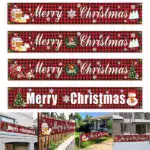 Christmas Outdoor Banner Flag Pulling