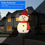 Outdoor Solar Snowman Garden Lights
