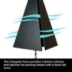 Outdoor wind chimes gift