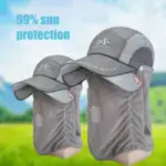 Sun Hat With Retractable Brim For Outdoor/Fishing/Riding/Climbing