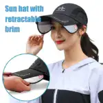 Sun Hat With Retractable Brim For Outdoor/Fishing/Riding/Climbing