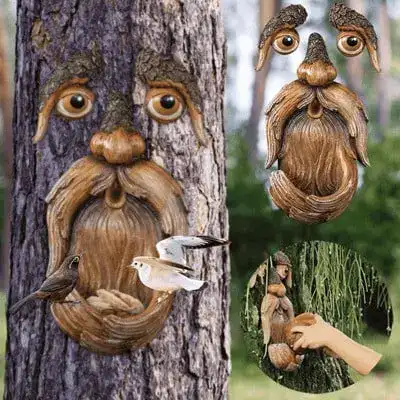 Unique Bird Feeders for Outdoors - Old Man Tree Art