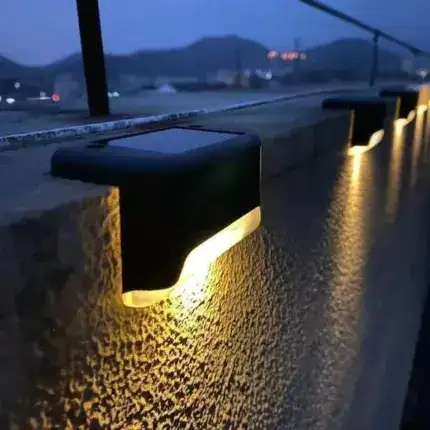 LED Solar Powered Outdoor Waterproof Wall Sconce