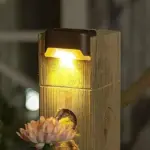 LED Solar Powered Outdoor Waterproof Wall Sconce