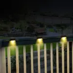 LED Solar Powered Outdoor Waterproof Wall Sconce