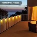 LED Solar Powered Outdoor Waterproof Wall Sconce