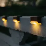 LED Solar Powered Outdoor Waterproof Wall Sconce