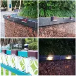 LED Solar Powered Outdoor Waterproof Wall Sconce