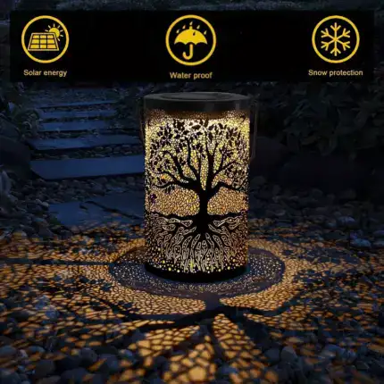 TreeOfLife™ Solar Outdoor Waterproof Lantern