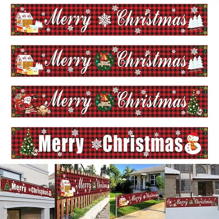 Christmas Outdoor Banner Flag