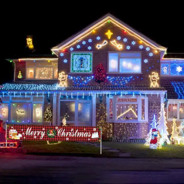Christmas Banner in Use