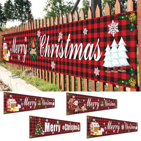 Christmas Banner Close-Up