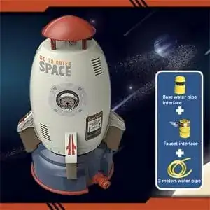 Gray Rocket Sprinkler