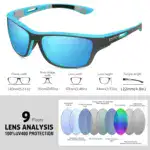 Men’s/Women’s Outdoor Sports Sunglasses with Anti-glare Polarized Lens