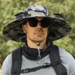 Wide Brim Solar Fan Outdoor Fishing Hat-Solar & USB Charging - Image 18