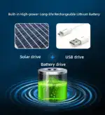 Wide Brim Solar Fan Outdoor Fishing Hat-Solar & USB Charging - Image 20