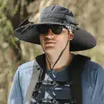 Wide Brim Solar Fan Outdoor Fishing Hat-Solar & USB Charging - Image 12