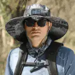Wide Brim Solar Fan Outdoor Fishing Hat-Solar & USB Charging - Image 8