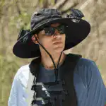 Wide Brim Solar Fan Outdoor Fishing Hat-Solar & USB Charging - Image 9