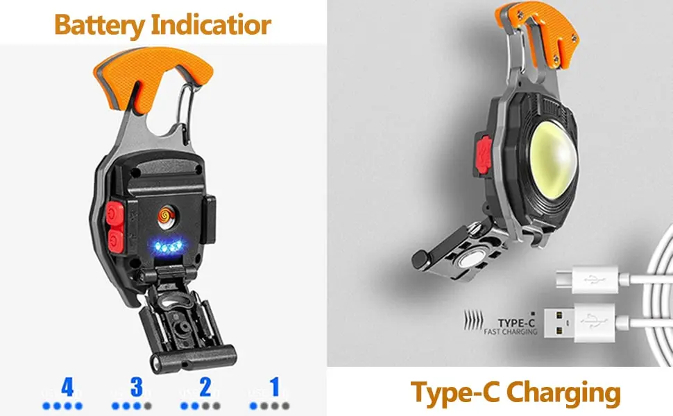 USB rechargeable COB light